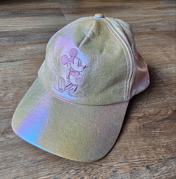 Disney Parks Walt Disney World 50th Anniversary Pink Iridescent Mickey Hat - Picture 3 of 12